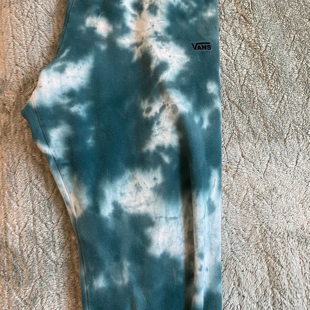 Vans Teal Tie-Dye Joggers